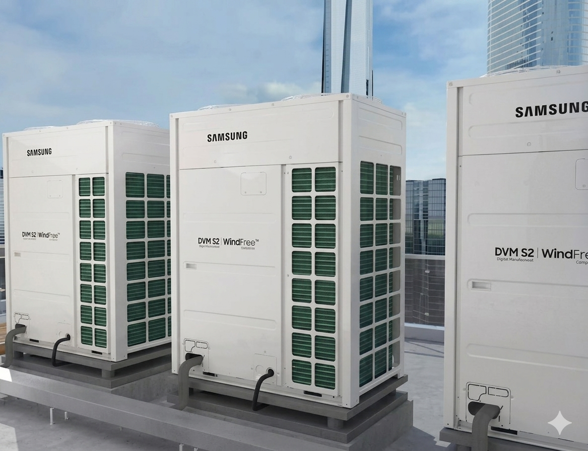 대형 상부토출 실외기